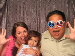 Family in Photobooth