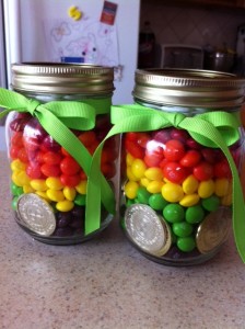Rainbow in a jar