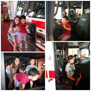 In the Fire Truck
