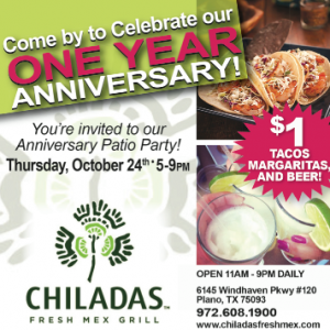 Chilada's Anniversary