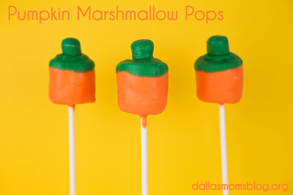 Pumpkin Marshmallow Pops DMB