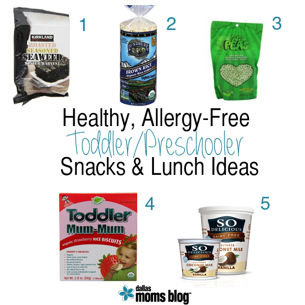Healthy Allergy-Free Toddler & Preschooler Snack and Lunch Ideas | Dallas Moms Blog