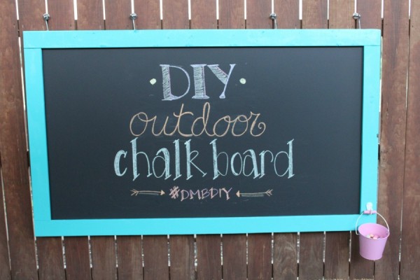 DIY Outdoor Chalkboard tutorial