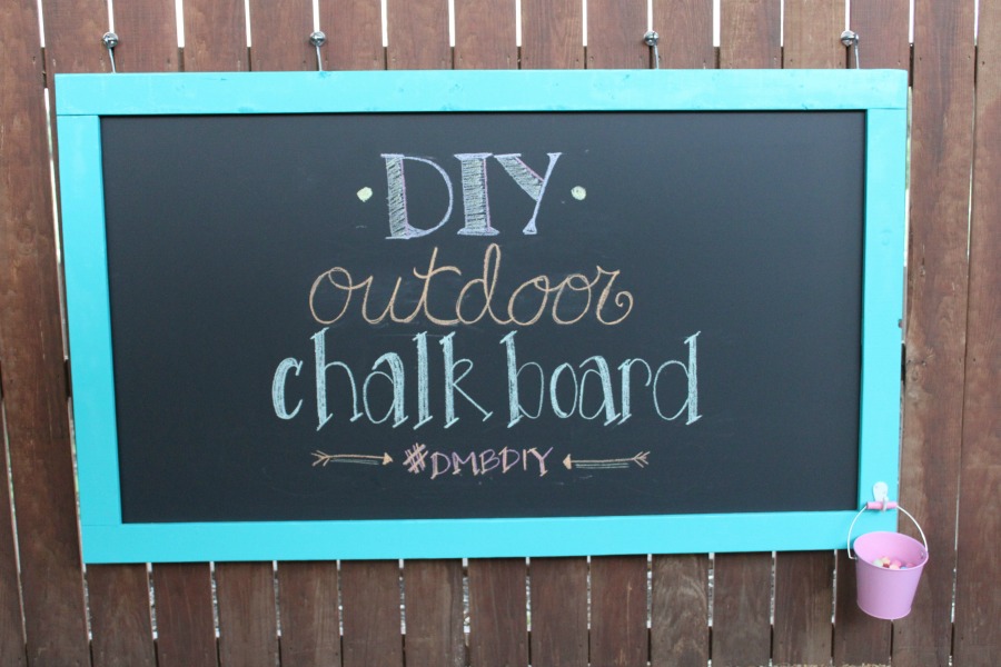 Backyard Chalkboard Diy A Fun Weekend