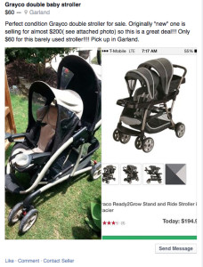 Get the best price by including what original lists for! But don't sell that stroller too soon!