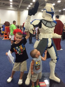The huge LEGO creations at Kidsfest were amazing!