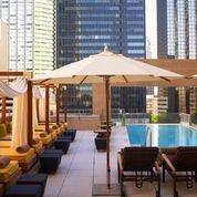 The gorgeous pool at The Joule. Photo courtesy of The Joule Hotel (Photograph by Eric Laignel)