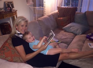 Mom & Viv reading