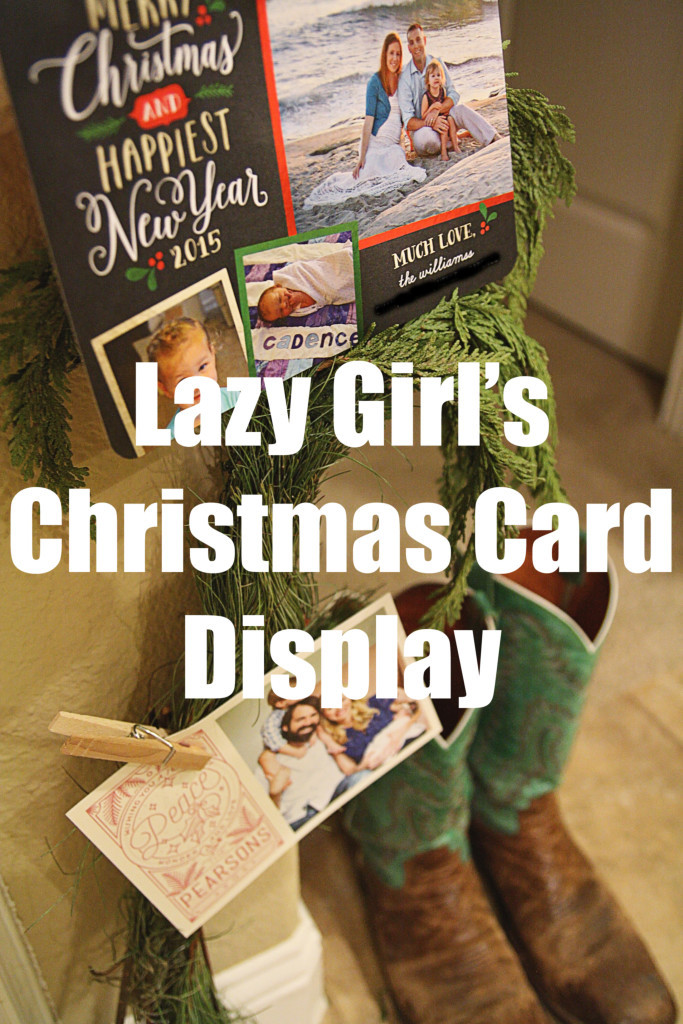 Lazy Girl Christmas Card Display4