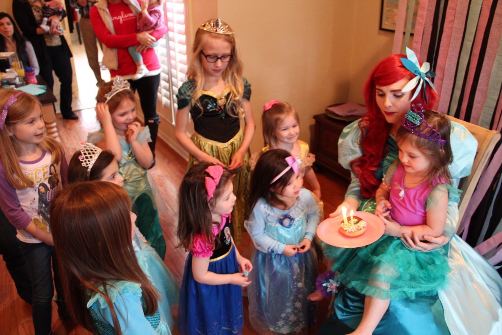 princess party with ariel in Dallas