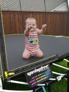 Springfree Trampoline has the youngest of fans! 
