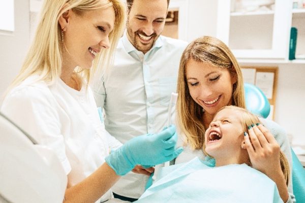 mom and child at children's dental & orthodontics