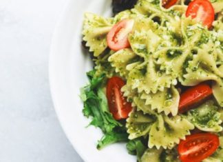 pesto pasta, favorite meal train ideas