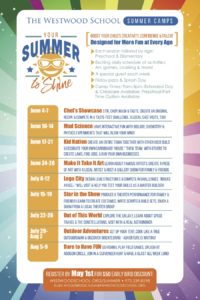 The Westwood School Dallas summer camps 2019