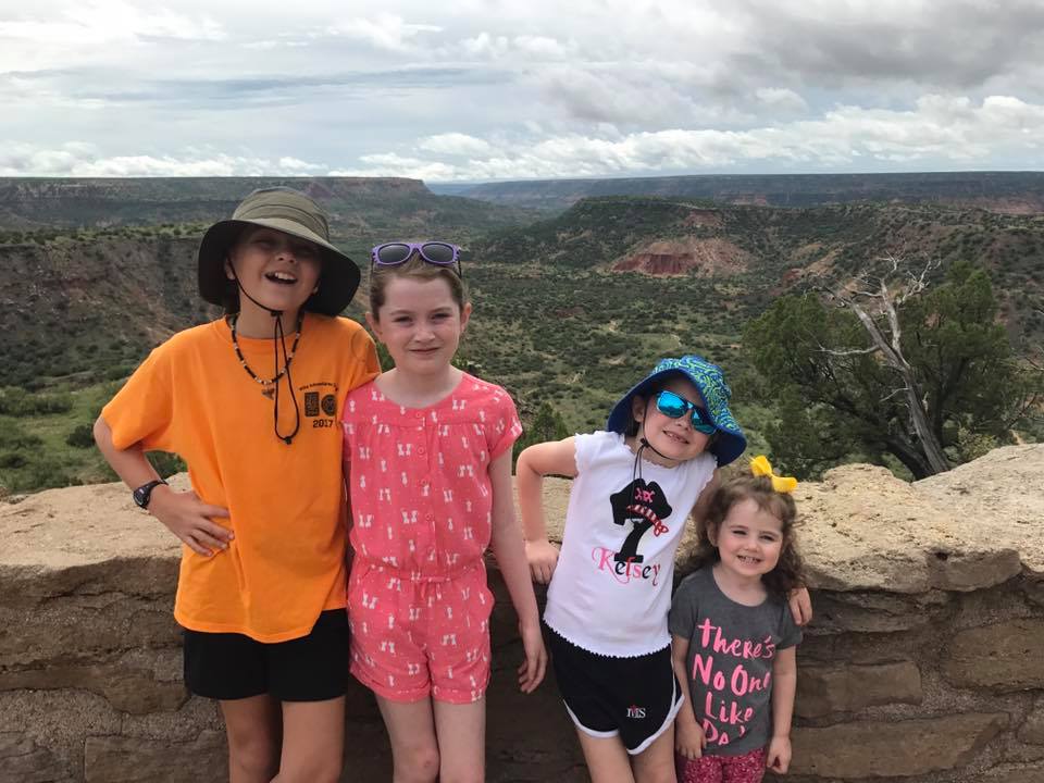 kids at Palo Duro Canyon, road trips from Dallas