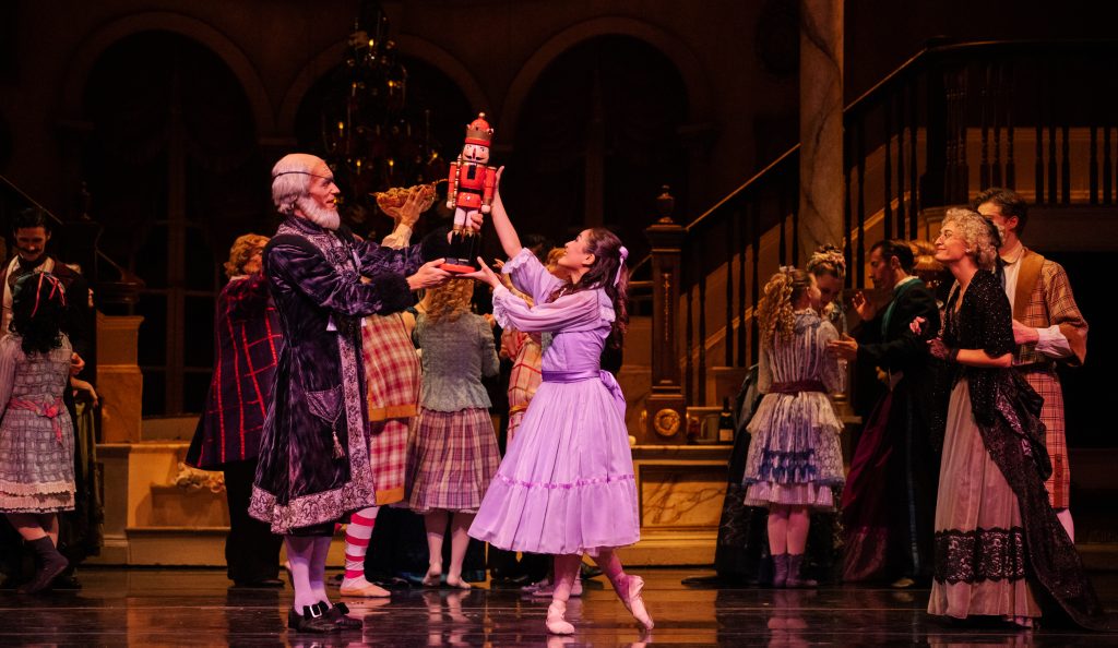 performers on stage for The Nutcracker in Dallas