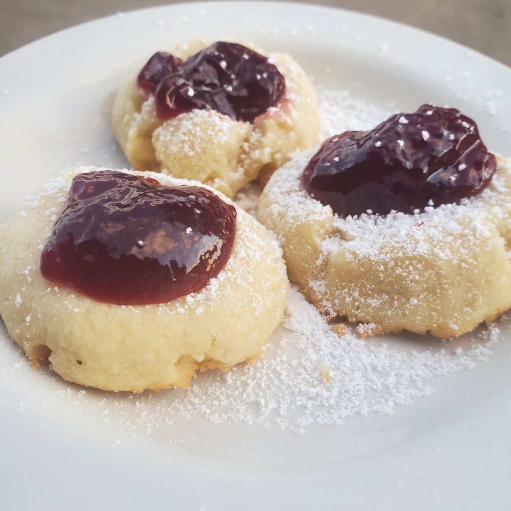raspberry thumbprint cookies, most popular christmas cookie recipes