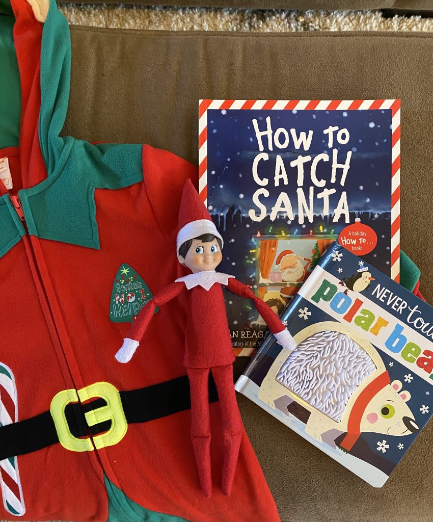 easy Elf on the shelf ideas of pajamas and books