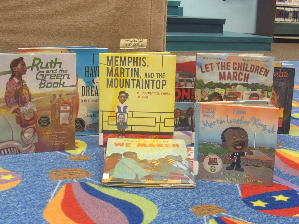 kids books about MLK from the library