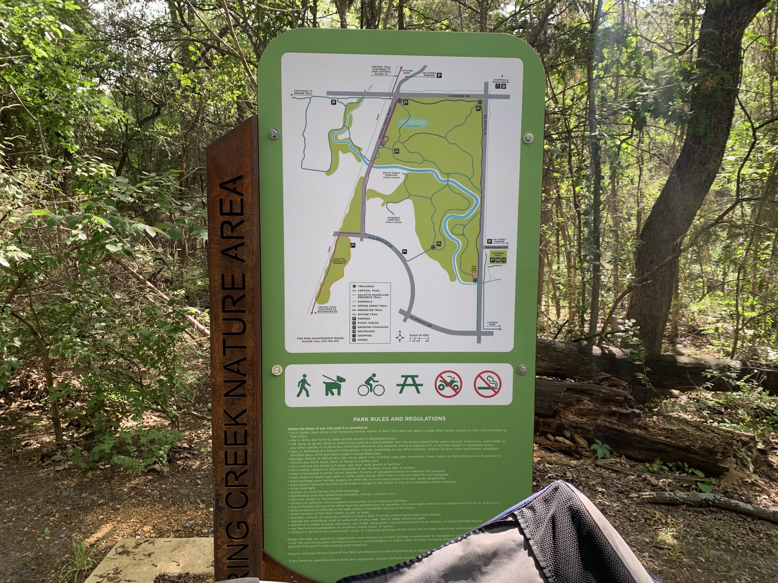 Spring Creek Nature Area trail