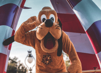 Goofy at Disneyland.