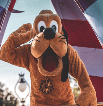 Goofy at Disneyland.