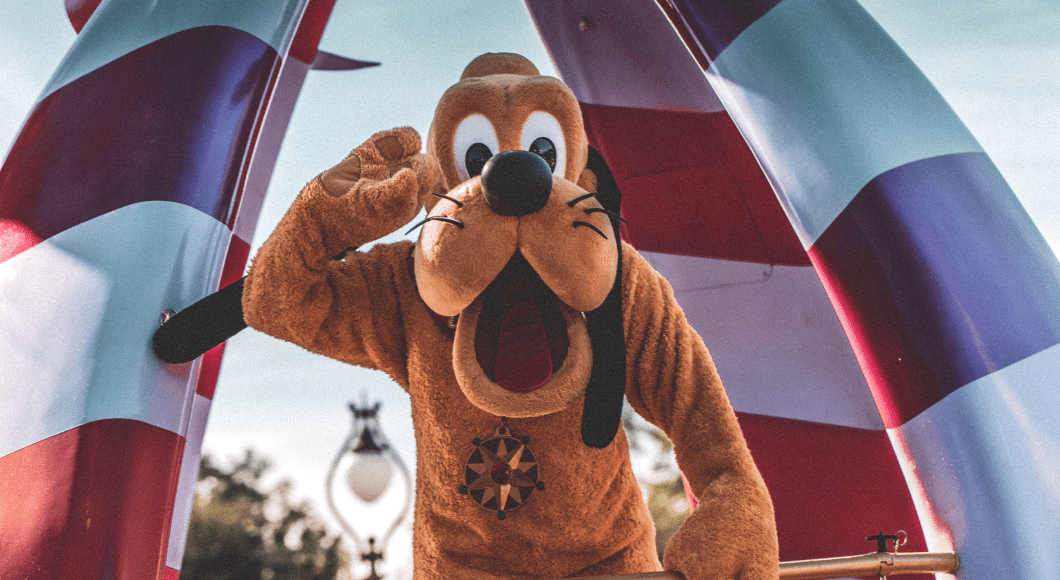 Goofy at Disney World.