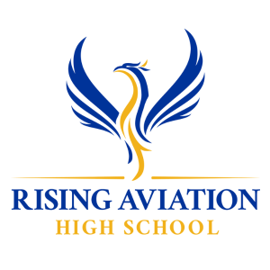 Rising Aviation High School logo