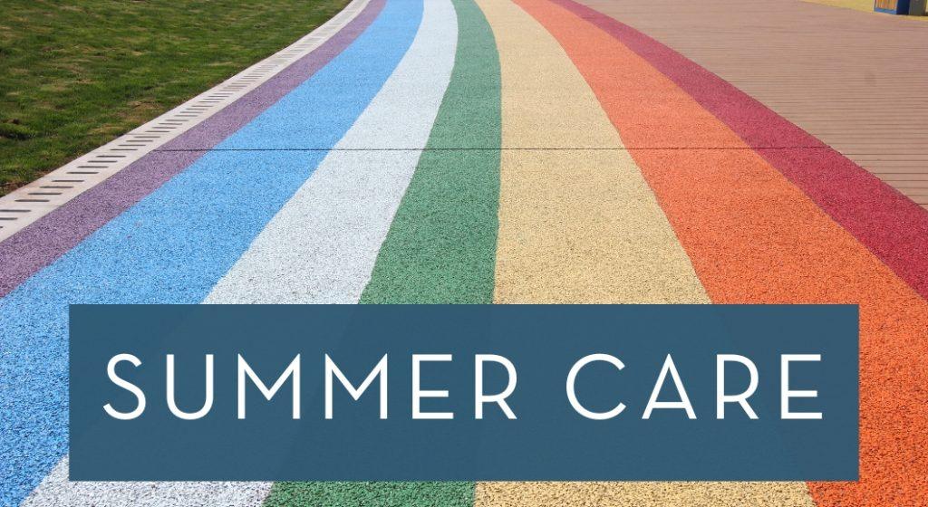 header graphic for guide to summer childcare in Dallas