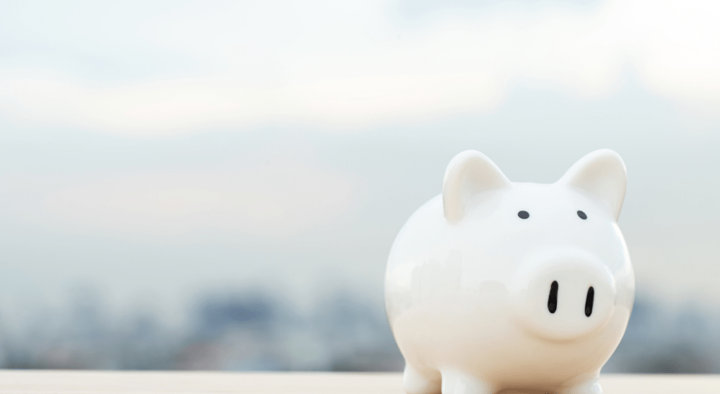 piggy bank with a blurred background